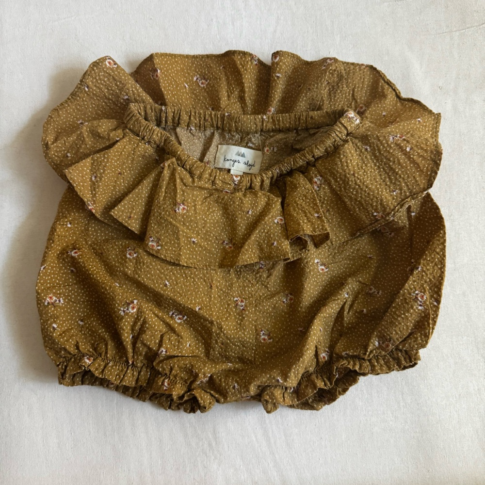 Floral Ruffle Baby Bloomers